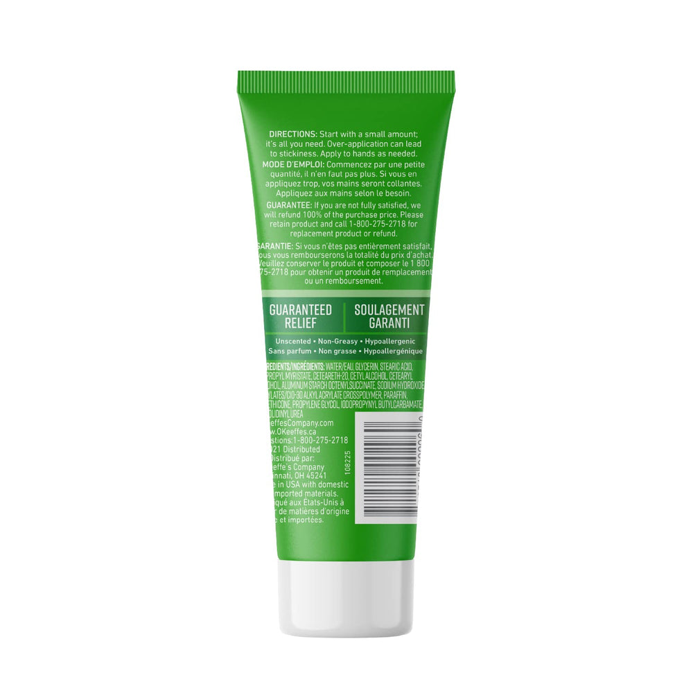 O'Keeffe's Working Hands hand cream in use during daily tasks at a desk.