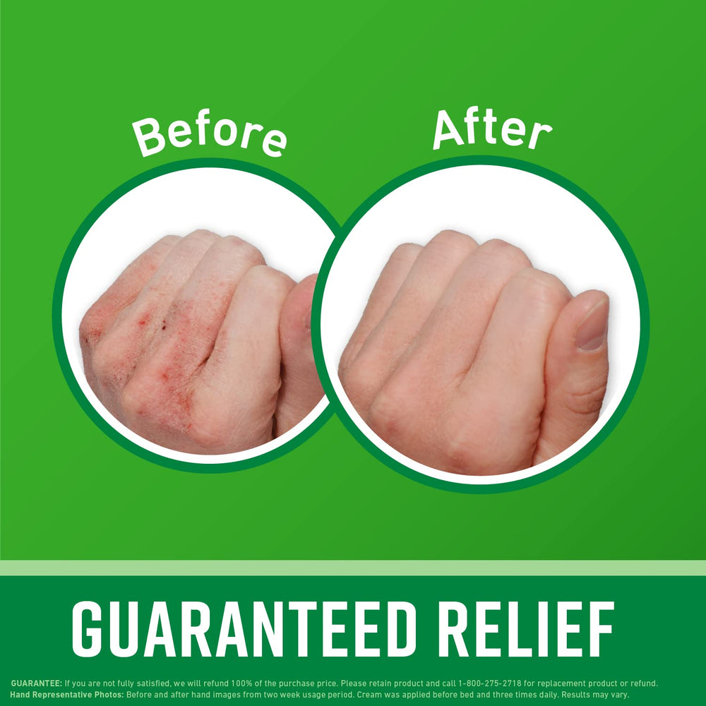 O'Keeffe's Working Hands six-pack display highlighting travel-friendly, unscented cream.