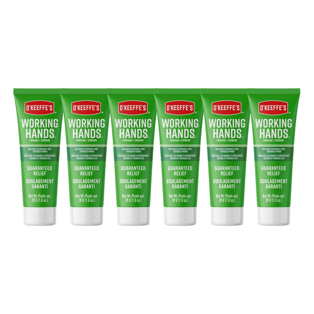 O'Keeffe's Working Hands 1oz tube close-up showing hydration for dry skin.