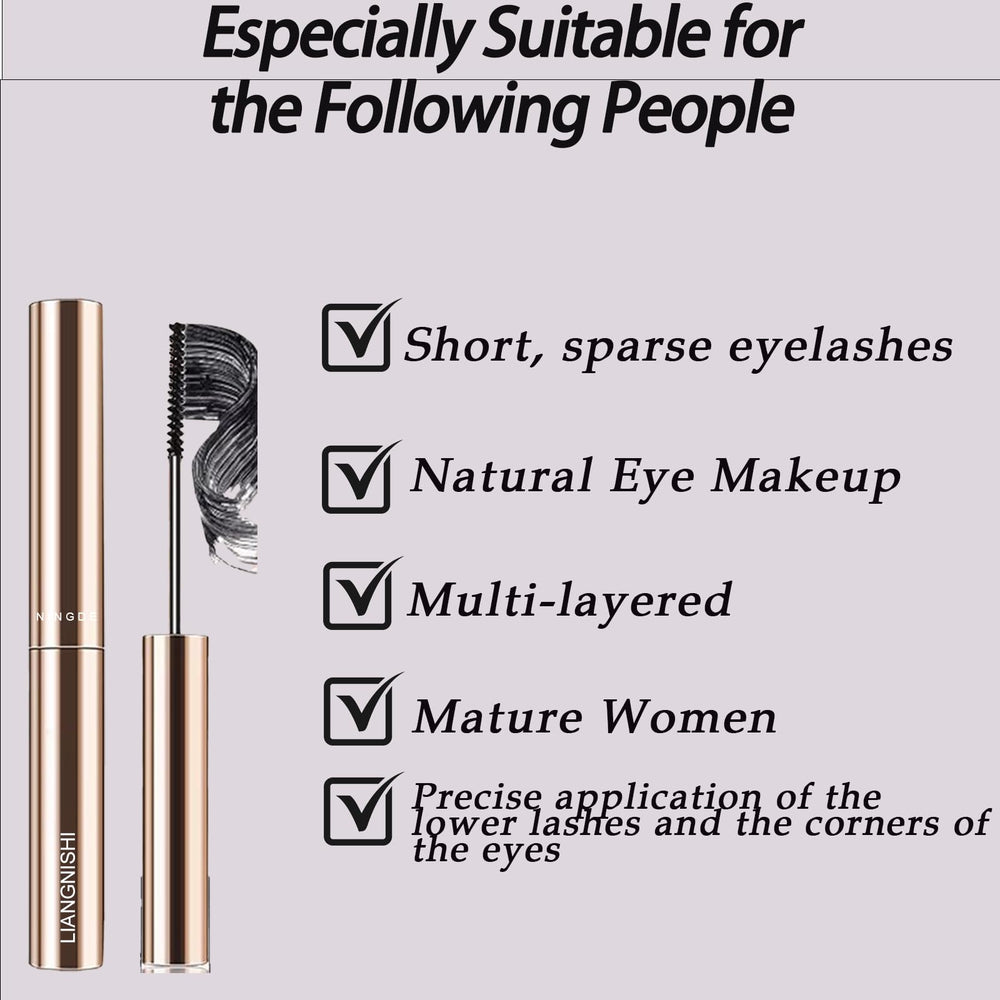 Okerker fine-brush design prevents clumps while lifting lashes