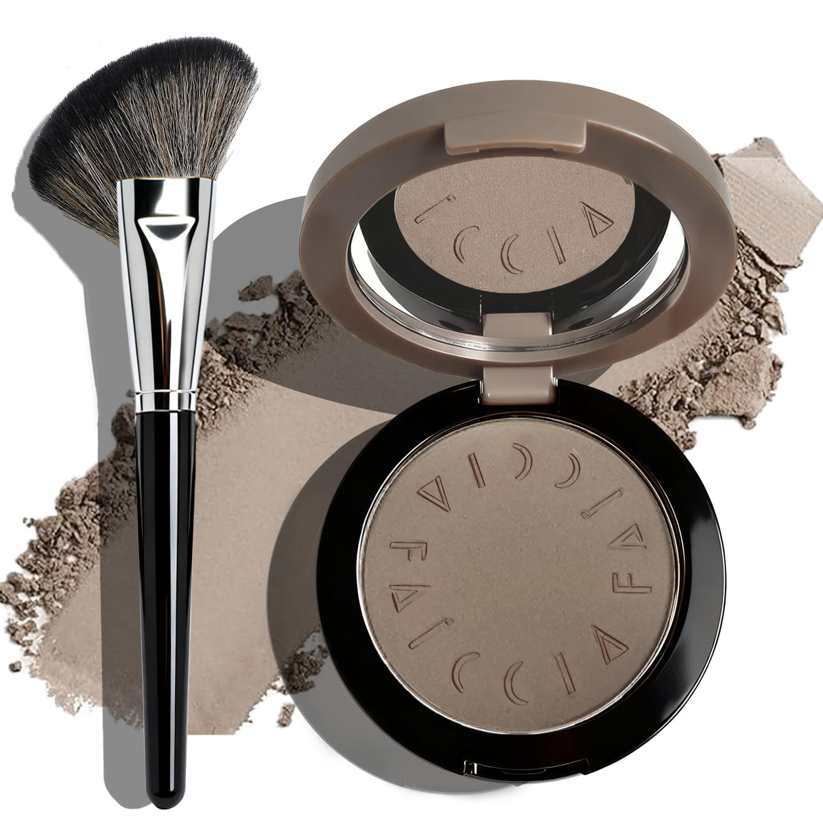Okerker contour palette with mirror aids precise shading for quick routines