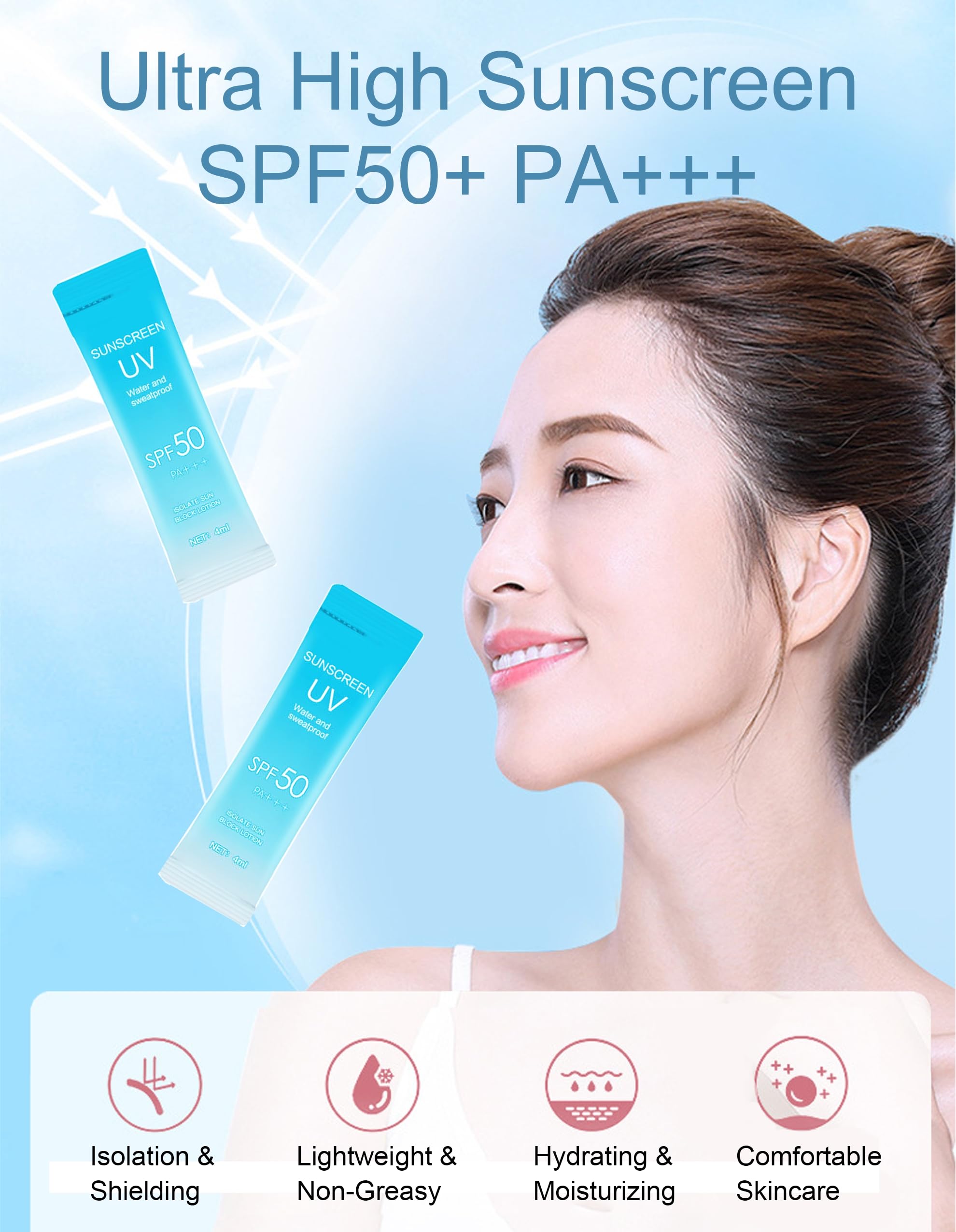 Okerker face and body sunscreen ideal for travel and daily use.