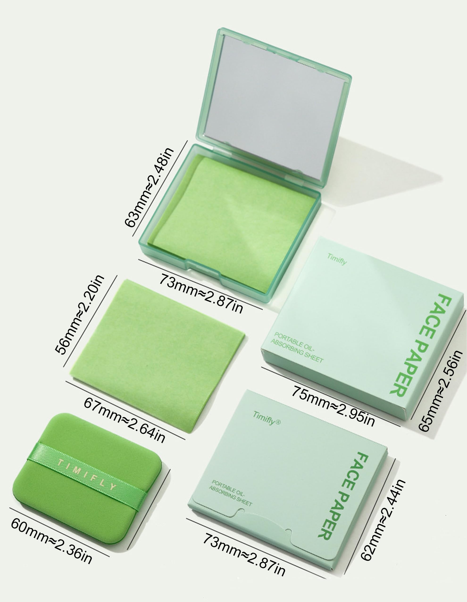 Okerker soft blotting sheets gentle on skin while absorbing oil