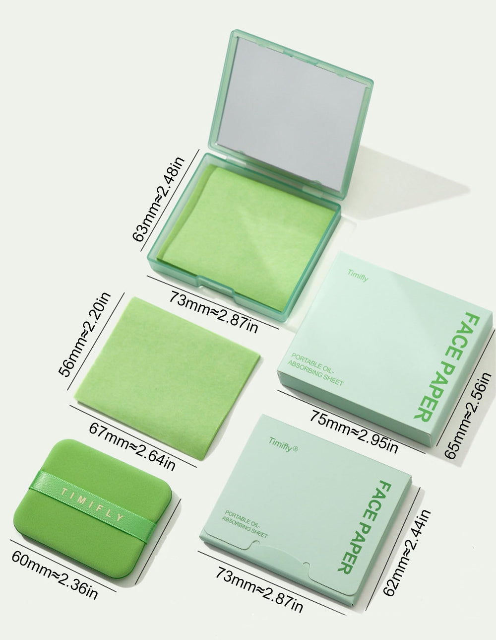 Okerker soft blotting sheets gentle on skin while absorbing oil