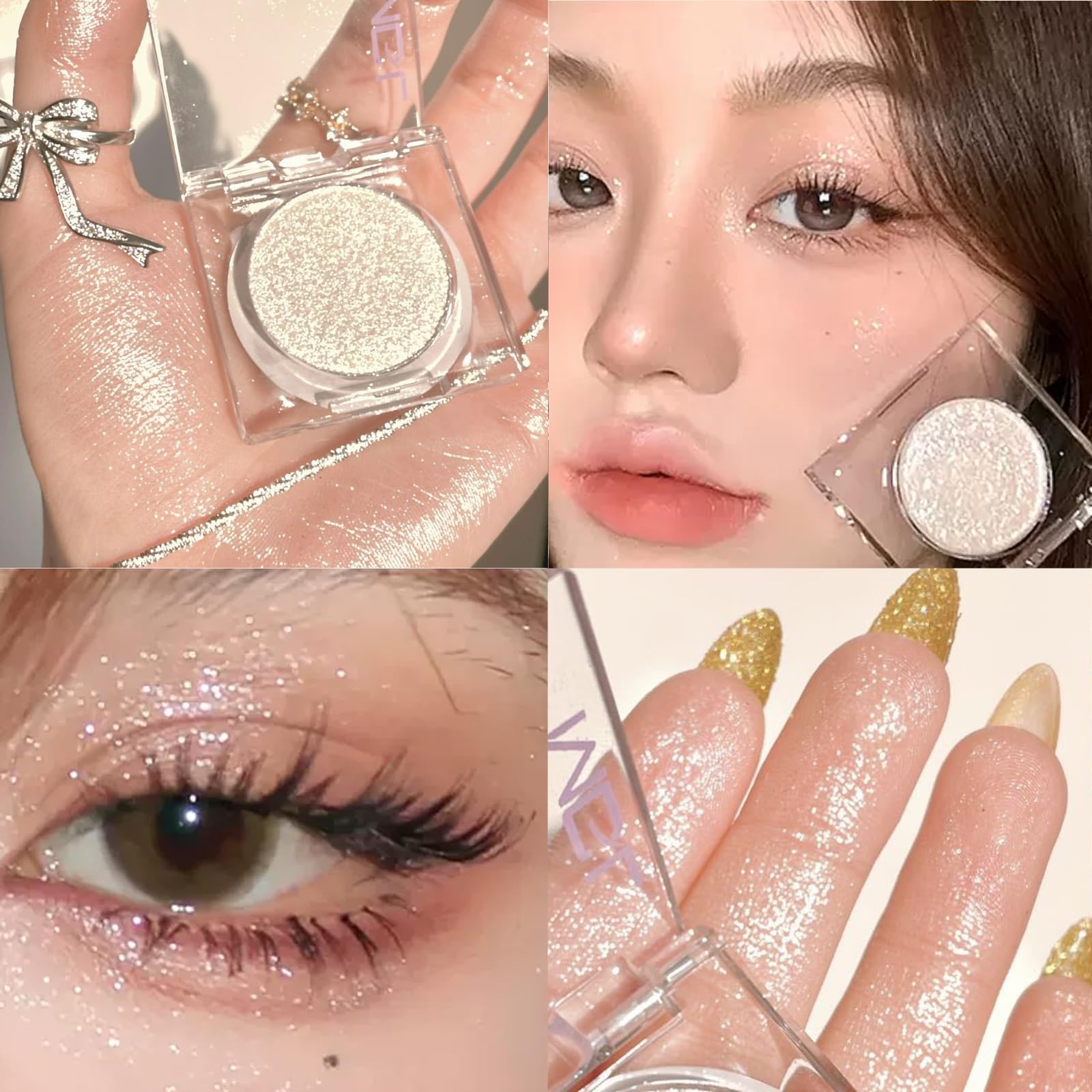 Okerker metallic-silver shade adds instant sparkle for day or night