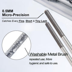 Okerker washable mascara brush is easy to clean and reuse.