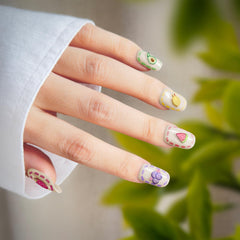 okiYomi 3D nail stickers with stars spark a starry accent for any look