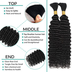 OKVOKV Brazilian texture deep water wave highlights natural shine