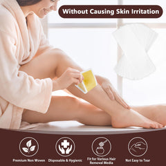 Okxiri legs wax strips cover large areas for faster sessions.