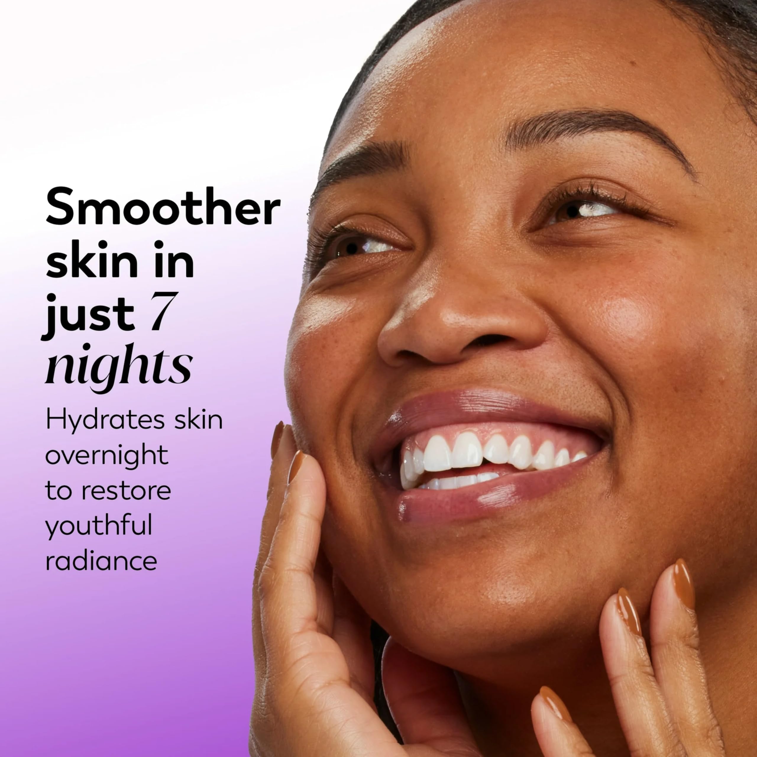Olay Age Defying night cream glow on skin during nighttime routine