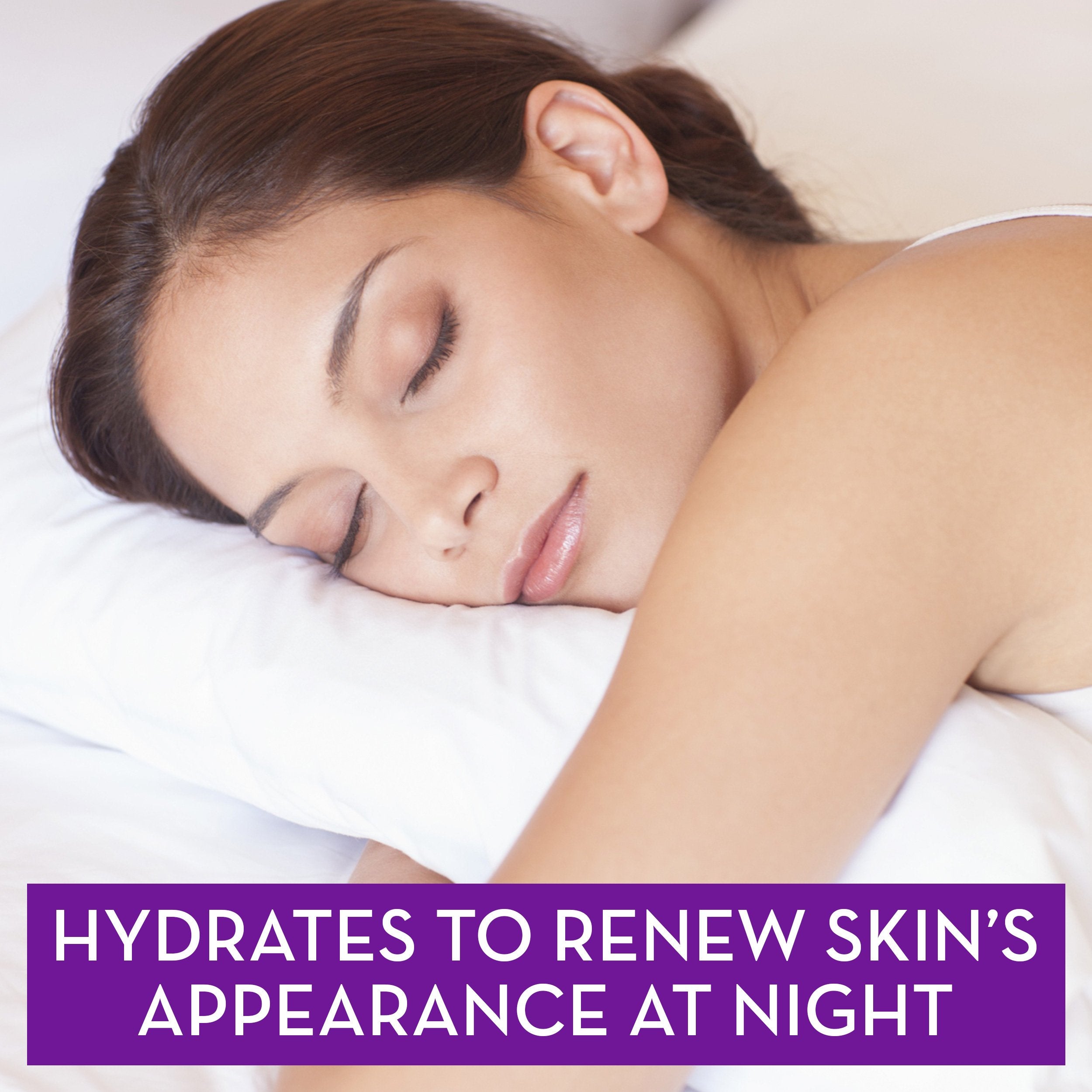 Olay Age Defying Night Cream jar closeup emphasizes light, non-greasy feel