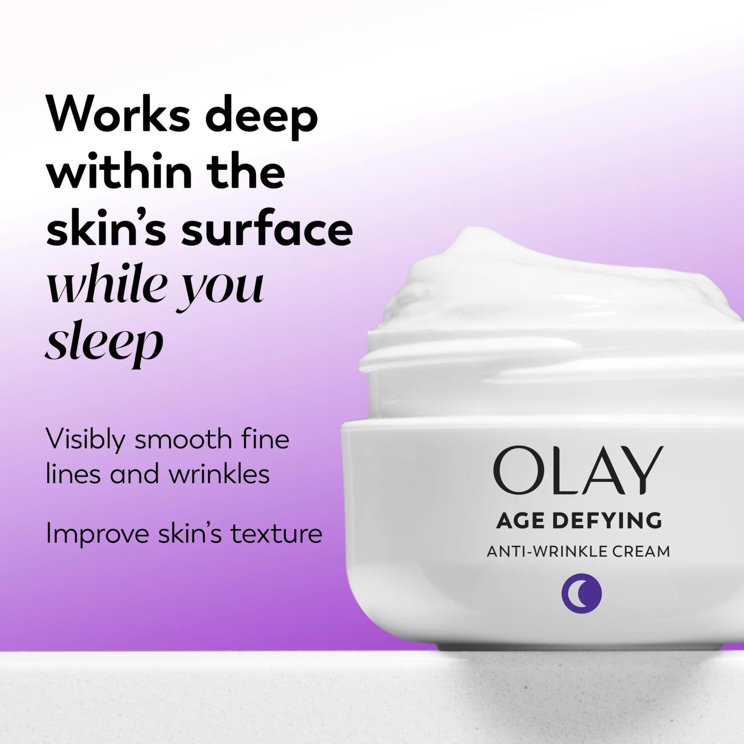 Olay Age Defying night cream pack of 2 box for convenient routine