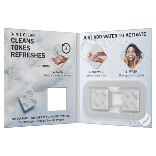 Dermatologist-tested assurance for Olay Cleansing Melts with normal to oily skin.