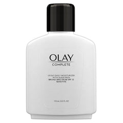 Olay Complete All Day Moisturizer SPF 15 tube application showing easy daily use