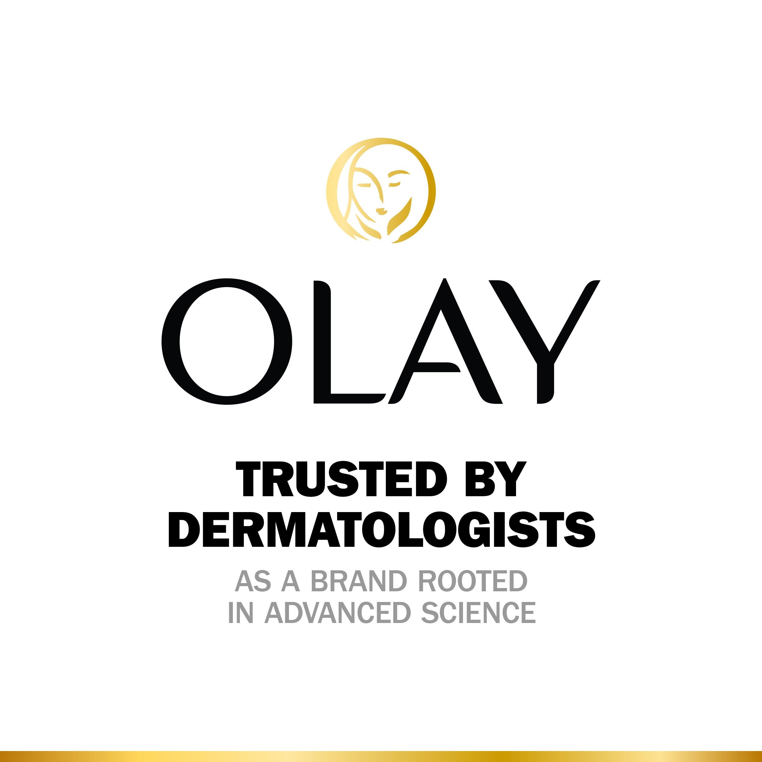 Quick-care routine with Olay Cleansing Melts shown in action.