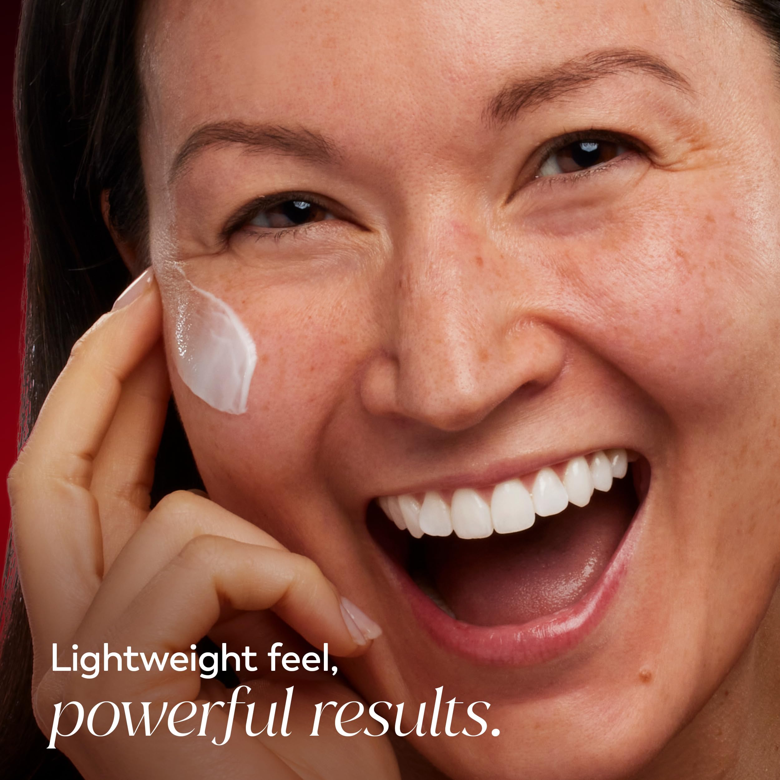 Olay Niacinamide + Peptide 24 SPF reminder on packaging guides daytime use.
