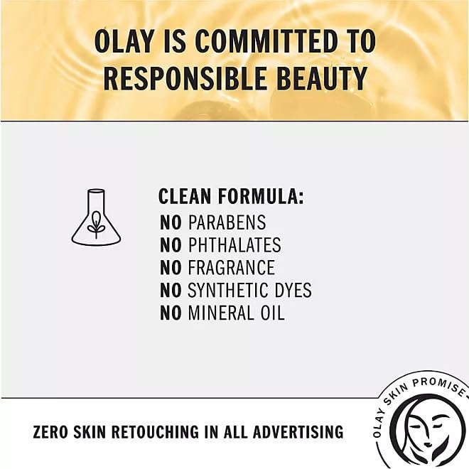 Olay Niacinamide Vitamin E Peptide24 ingredients spotlight, hydration and renewal