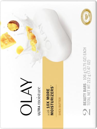 Hands apply the Olay beauty bar for cleansing with moisture