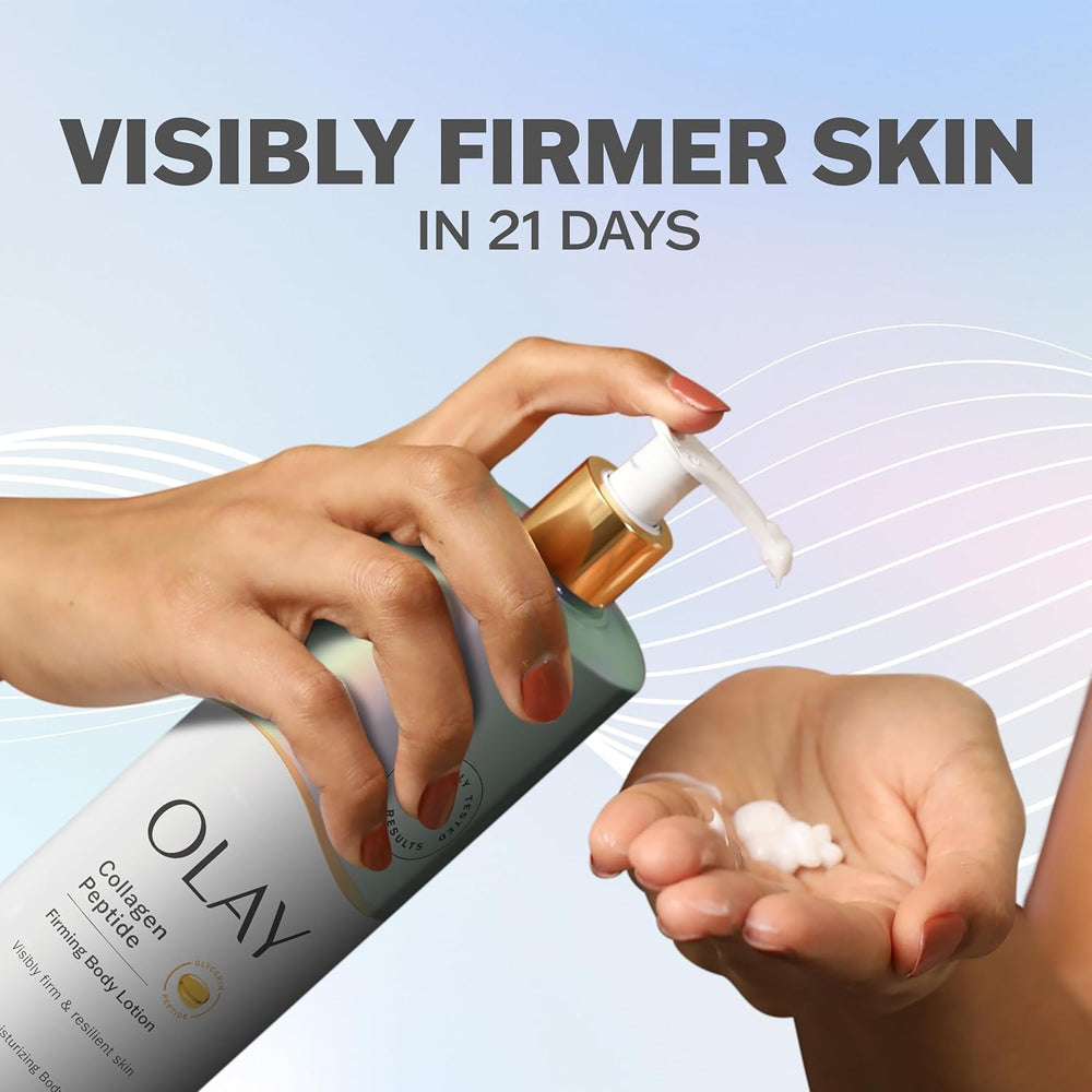 Olay packaging on bathroom counter suggesting premium skincare routine