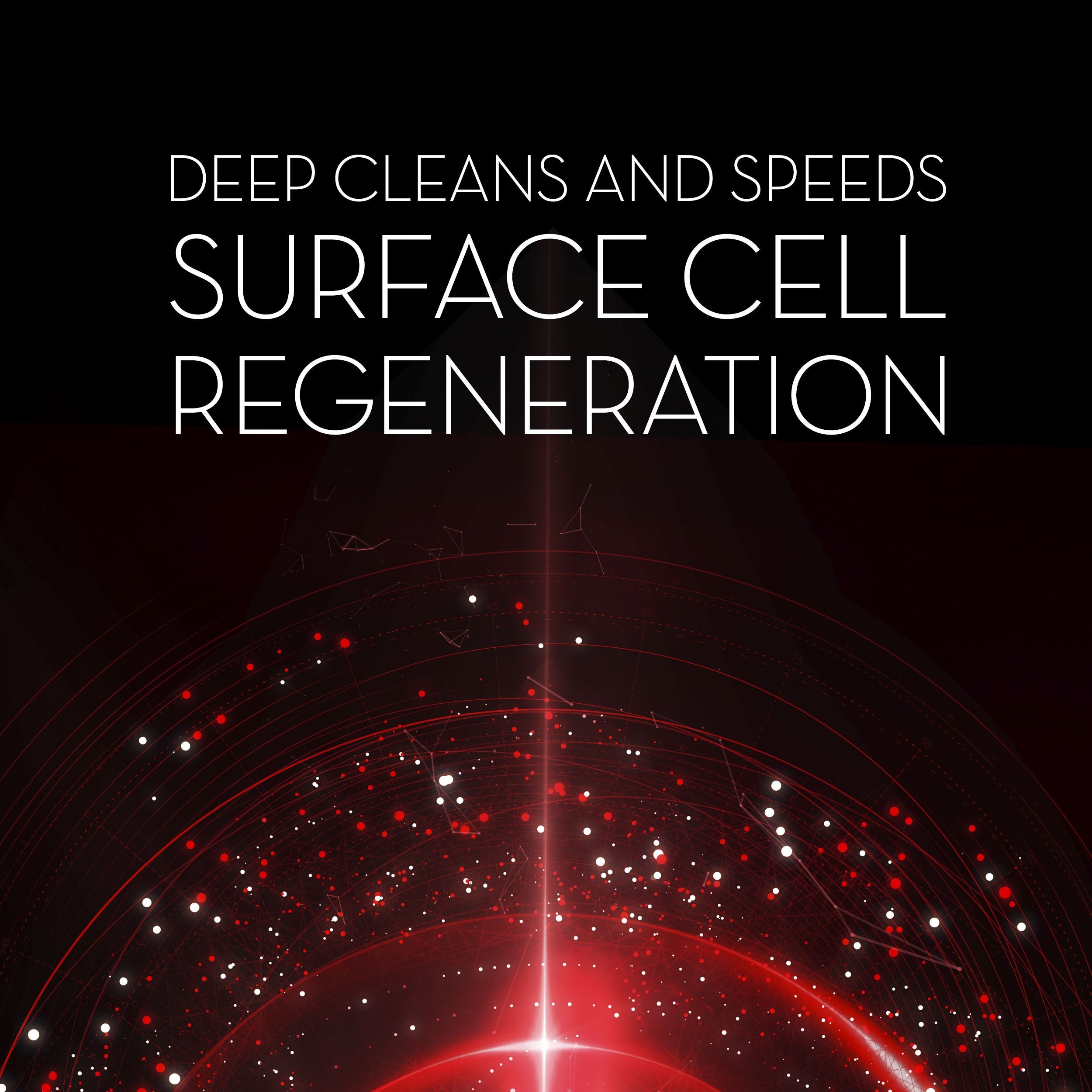 Olay Regenerist rinse action image emphasizing a clean, refreshed finish with water.