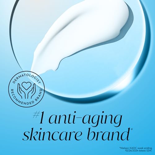 Olay Regenerist ingredient list closeup communicates clean, dye-free formula.