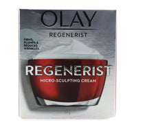 Olay Regenerist Micro-Sculpting Cream jar delivering rich hydration for daily use