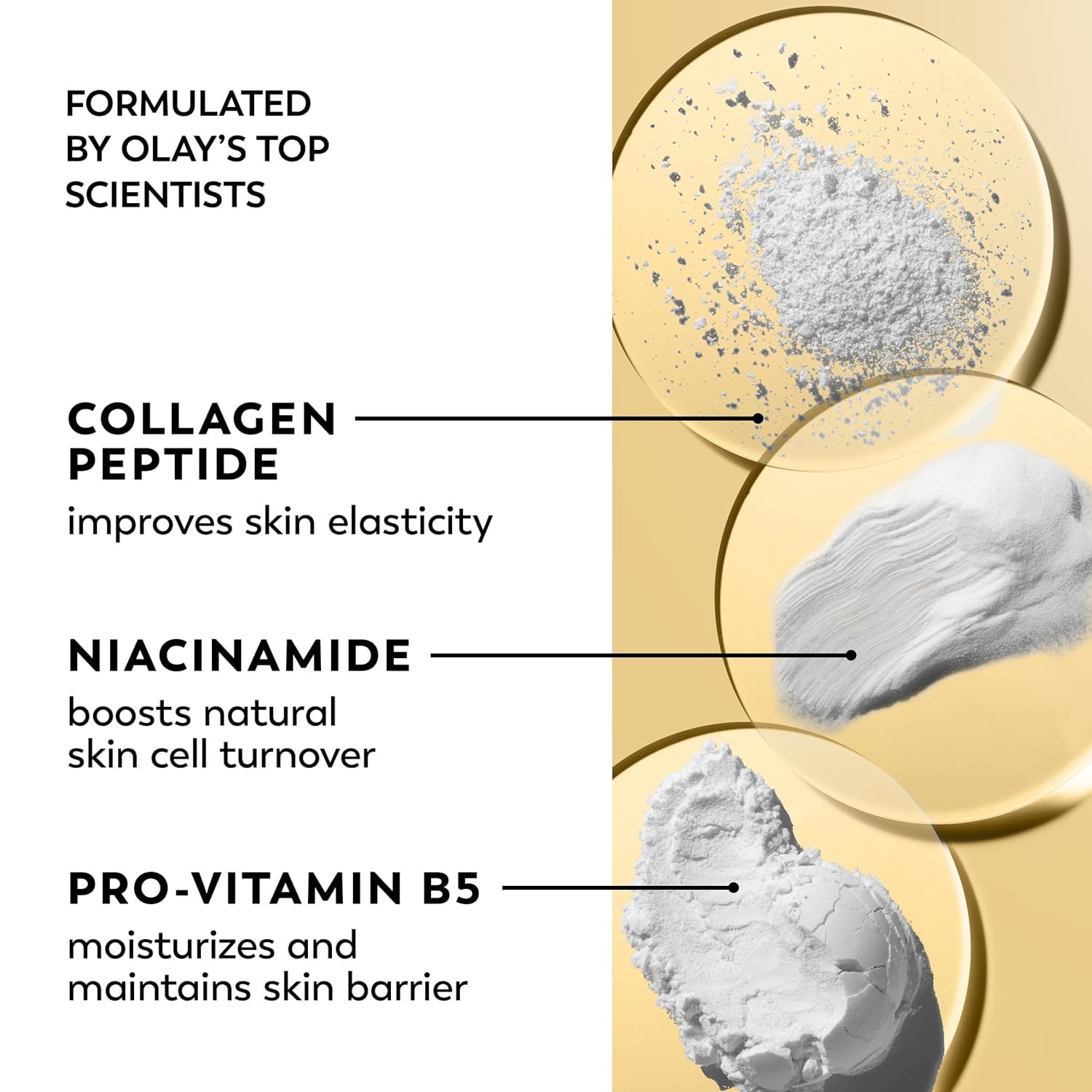 Olay Regenerist Peptide de Collagène 24, application matin et soir pour routine efficace.