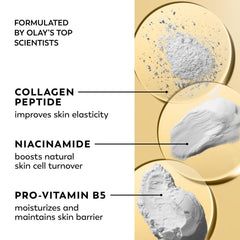 Olay Regenerist Peptide de Collagène 24, application matin et soir pour routine efficace.