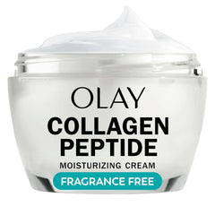 Olay Regenerist Peptide de Collagène 24 crème visage, hydratation durable pour peau sèche et mature.