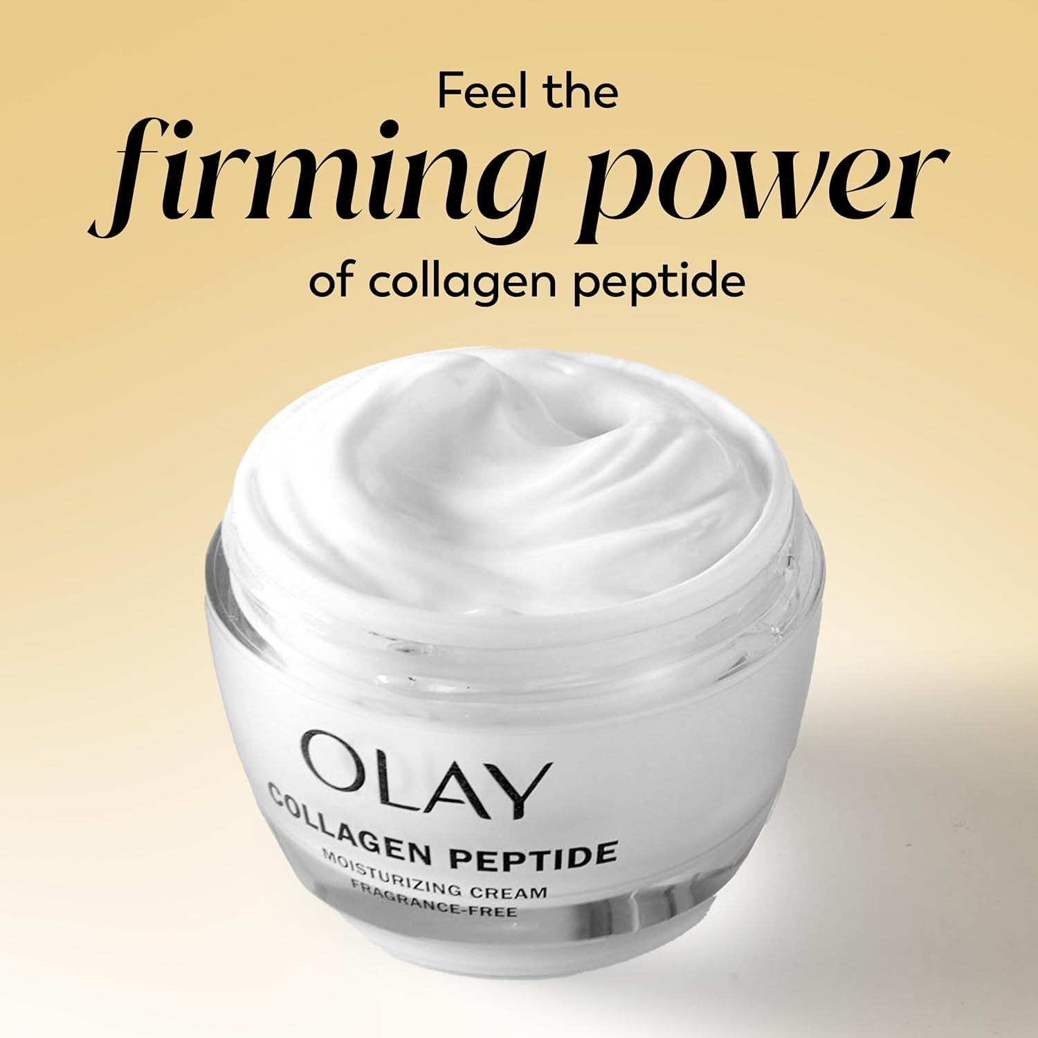 Olay Regenerist Peptide de Collagène 24, utilisation quotidienne pour une peau plus lisse.