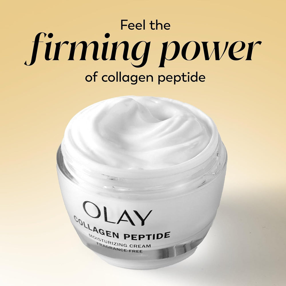 Olay Regenerist Peptide de Collagène 24, utilisation quotidienne pour une peau plus lisse.