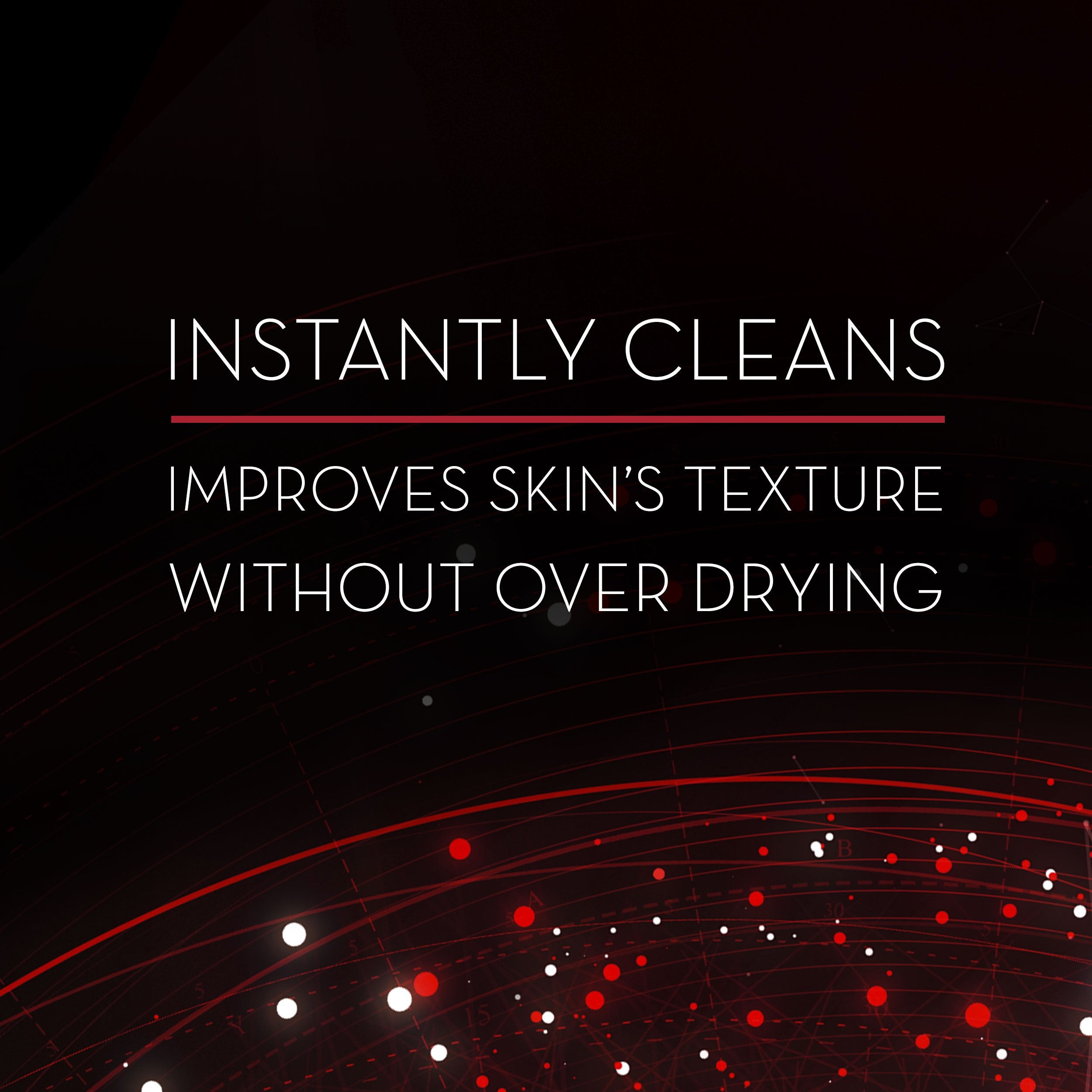 Olay Regenerist cleanser close-up of skin texture before and after use showing smoother appearance.