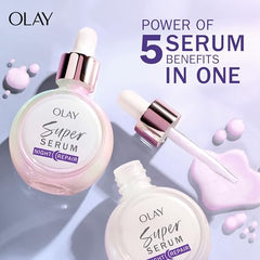 Olay bottle close-up showing fragrance-free formula for gentle skin care