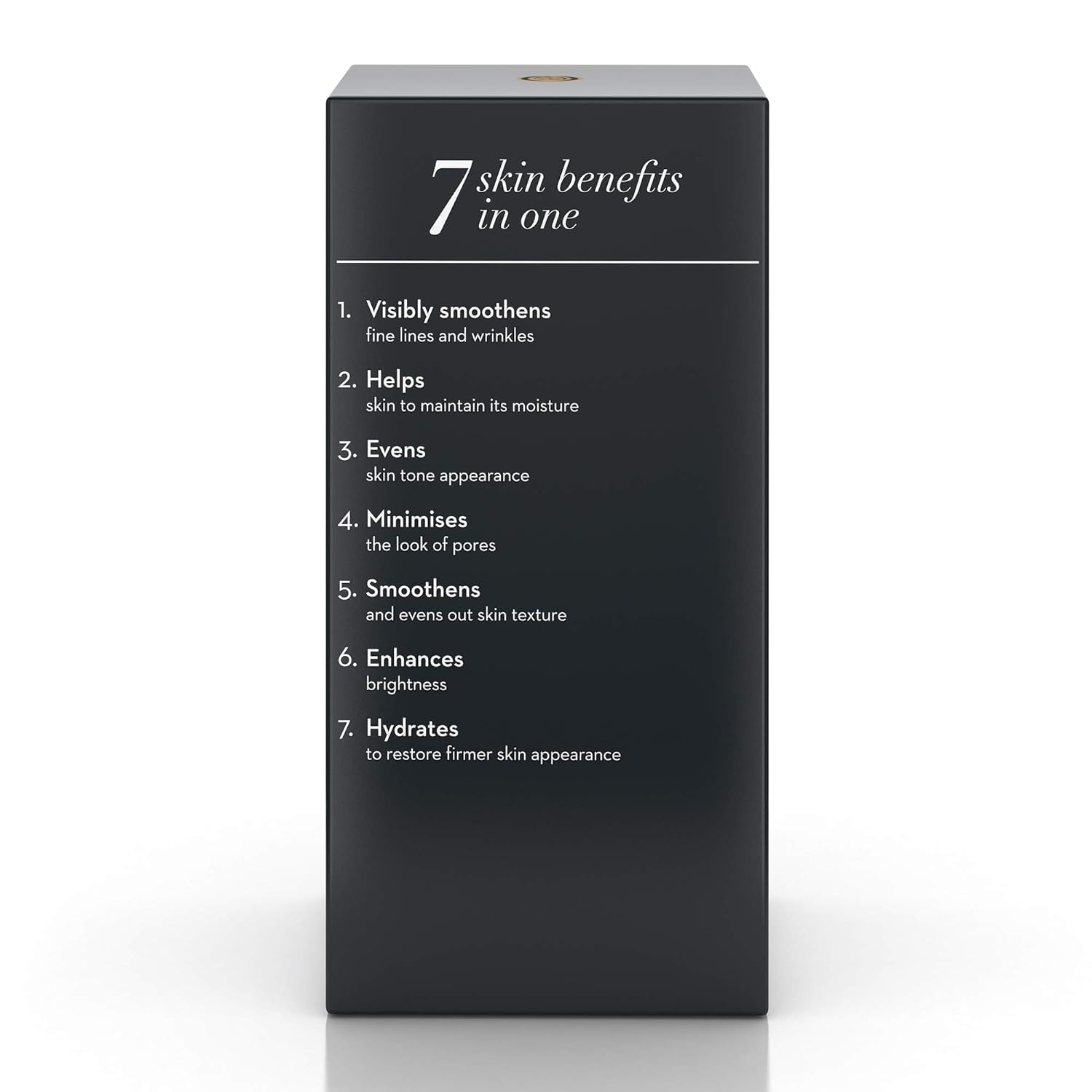 Close-up of SPF 15 label on Olay Total Effects 7-in-1 Day Cream.