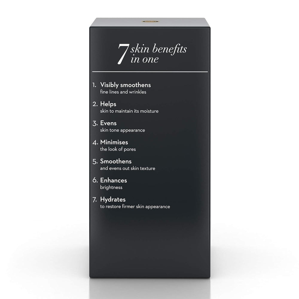 Close-up of SPF 15 label on Olay Total Effects 7-in-1 Day Cream.