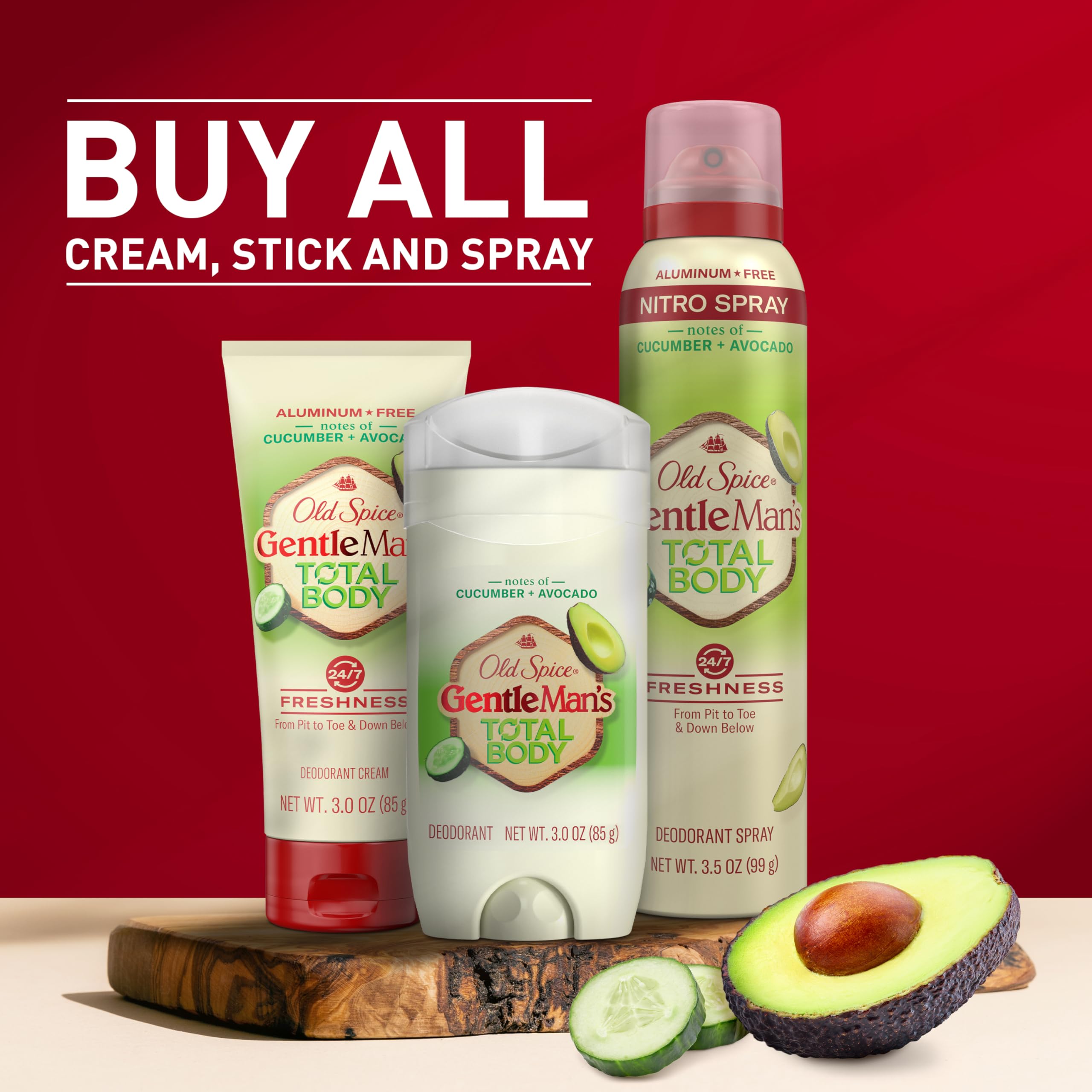 Old Spice 3oz stick packaging shown for travel-friendly daily use.
