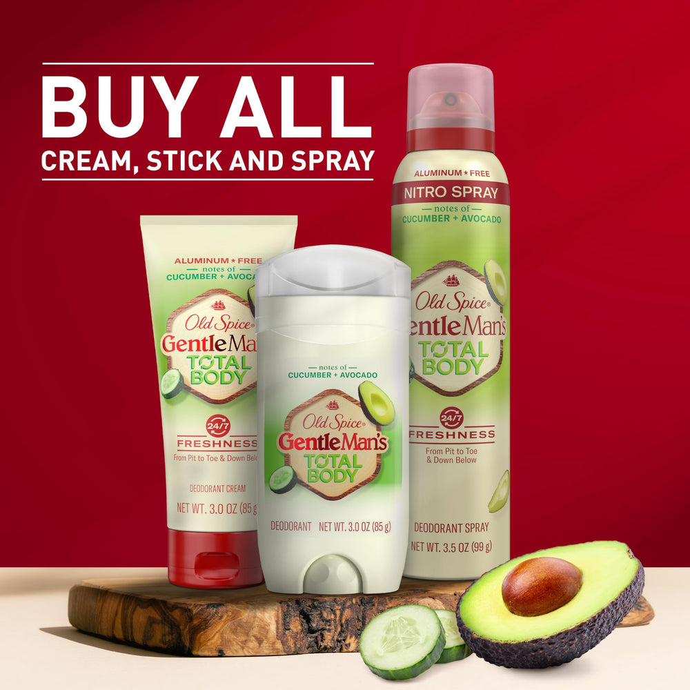 Old Spice 3oz stick packaging shown for travel-friendly daily use.
