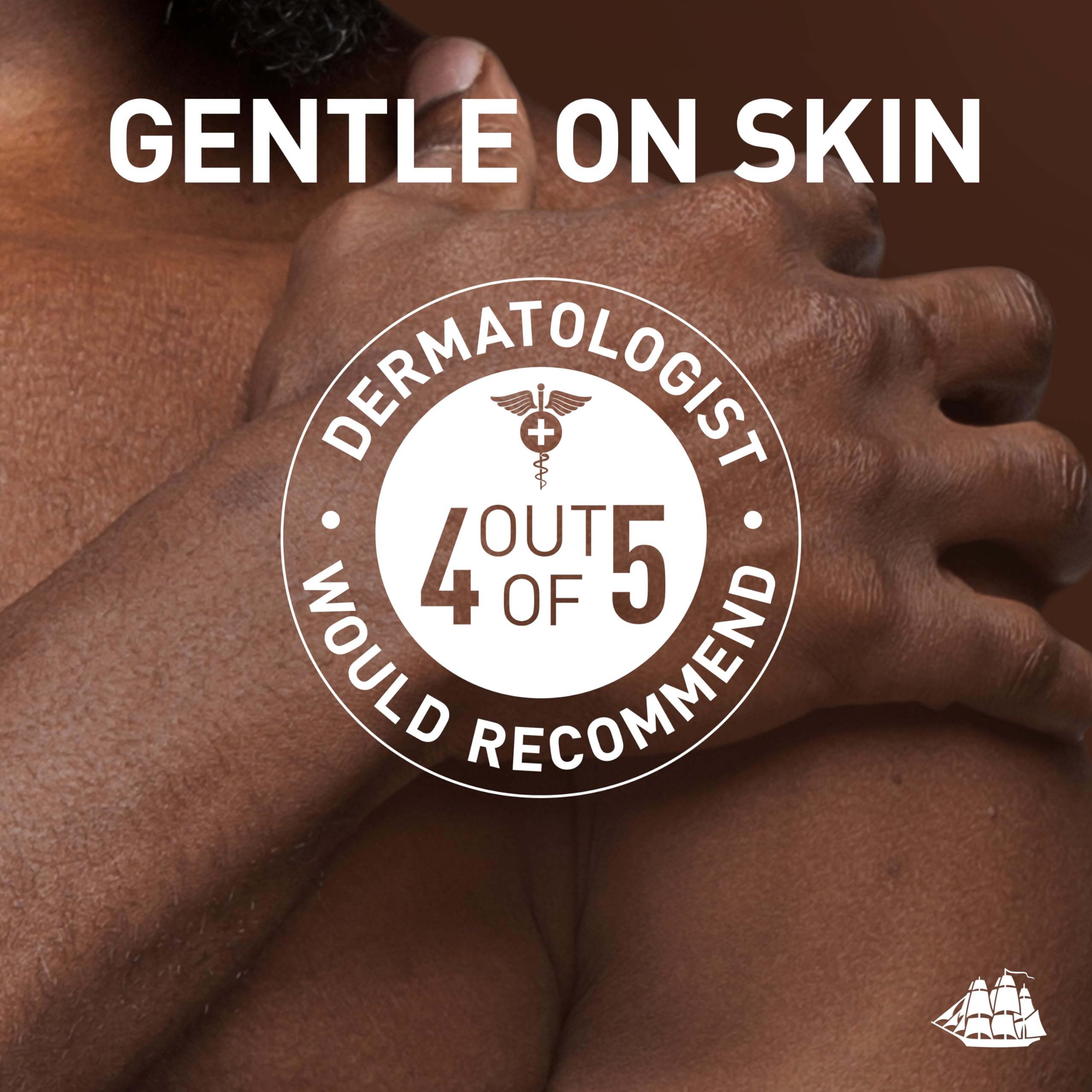 All-over use visualization with Old Spice from underarms to feet.