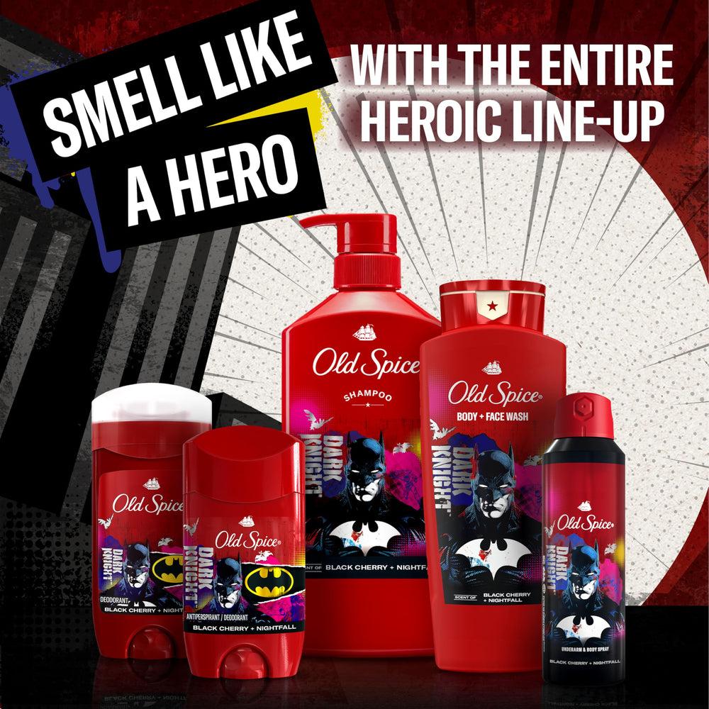 Heroic freshness tips image showing pairing with other Old Spice products.