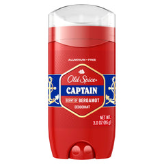 Old Spice Captain Bergamot deodorant stick for all-day freshness