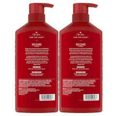 Old Spice Charcoal Shampoo rich lather ready for a thorough wash.