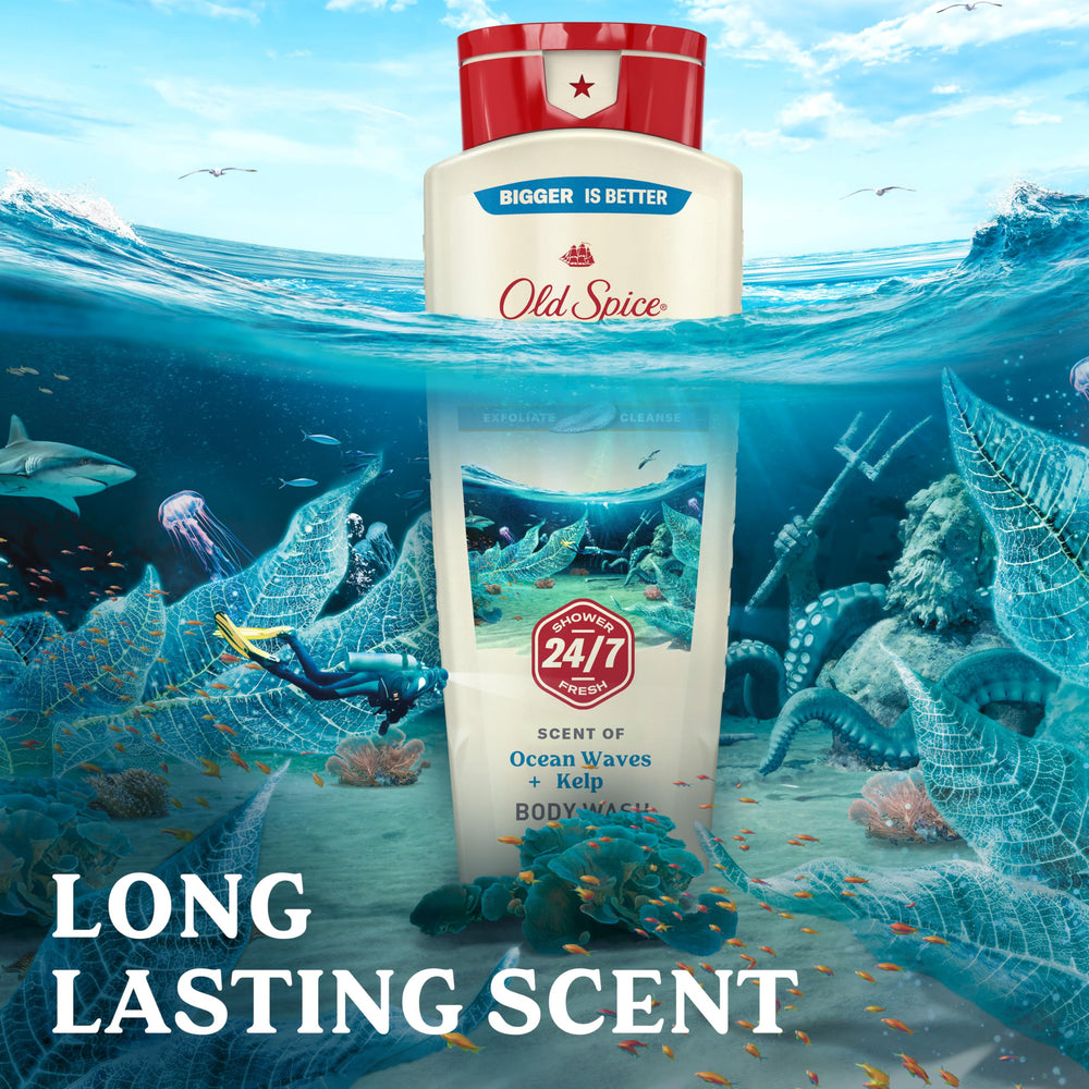 Old Spice Citrus Magnolia Chamomile scent close-up inviting vibrant wake-up.