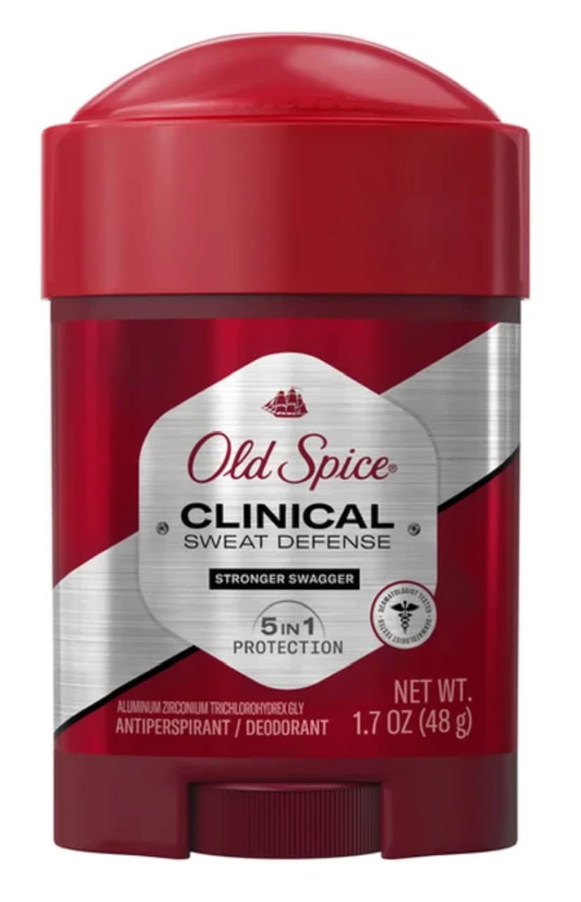 Close-up of Old Spice Sweat Defense soft solid stick showing smooth texture.