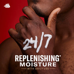Old Spice Fiji lotion bottle label—masculine coconut-lime scent note for daily use.