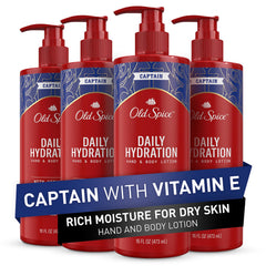 Old Spice Captain scent bottle pour enables easy daily application.