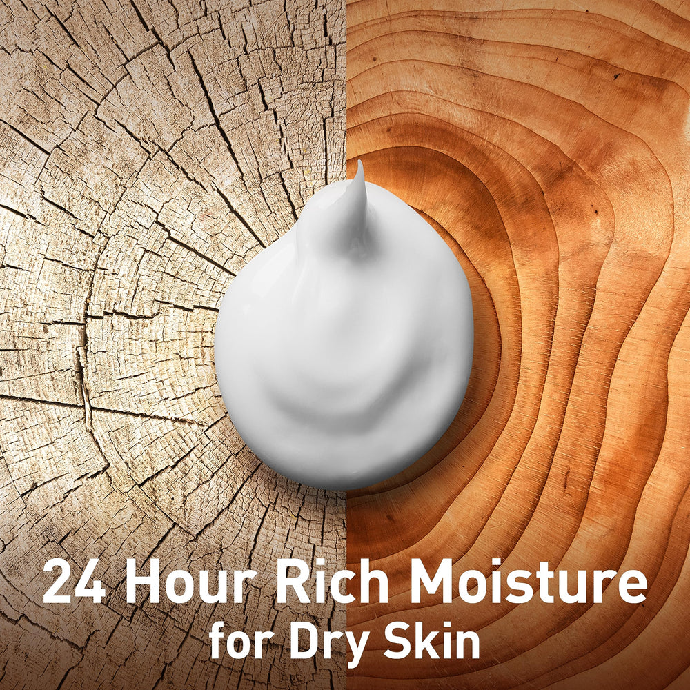 Old Spice Daily Hydration Lotion with Shea Butter bottle highlights deep conditioning for dry skin