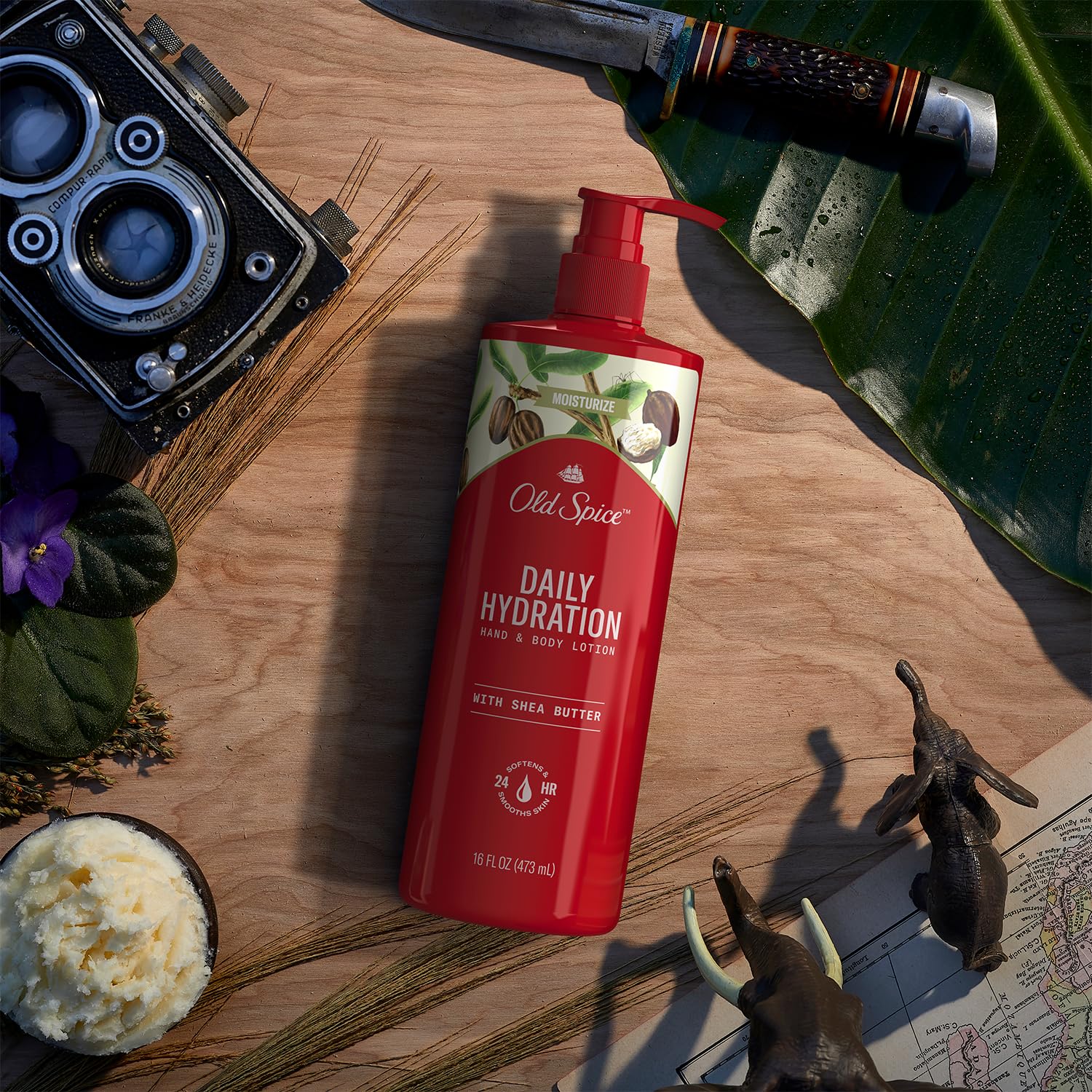 Old Spice 16 oz bottle pack of four for extended routine