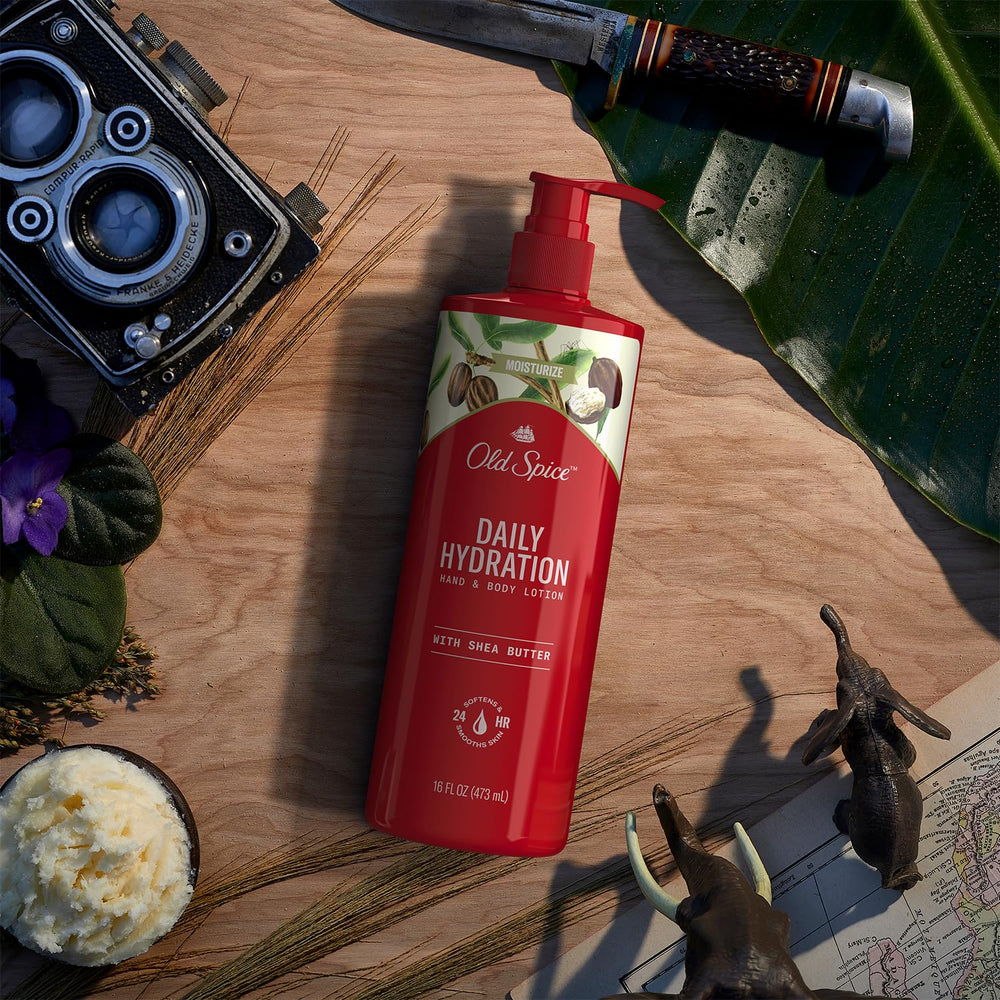 Old Spice 16 oz bottle pack of four for extended routine
