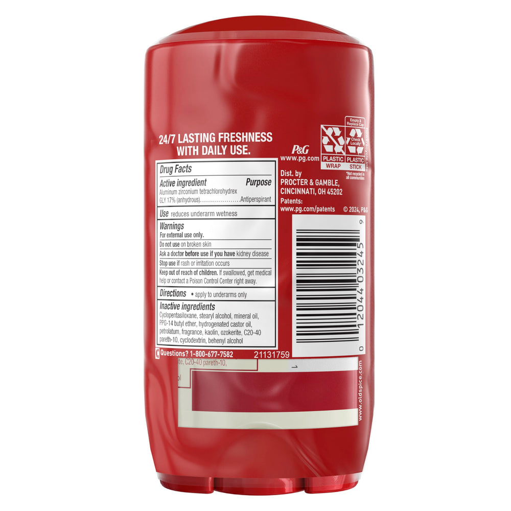 Old Spice Dry Feel in-use image shows simple daily application.