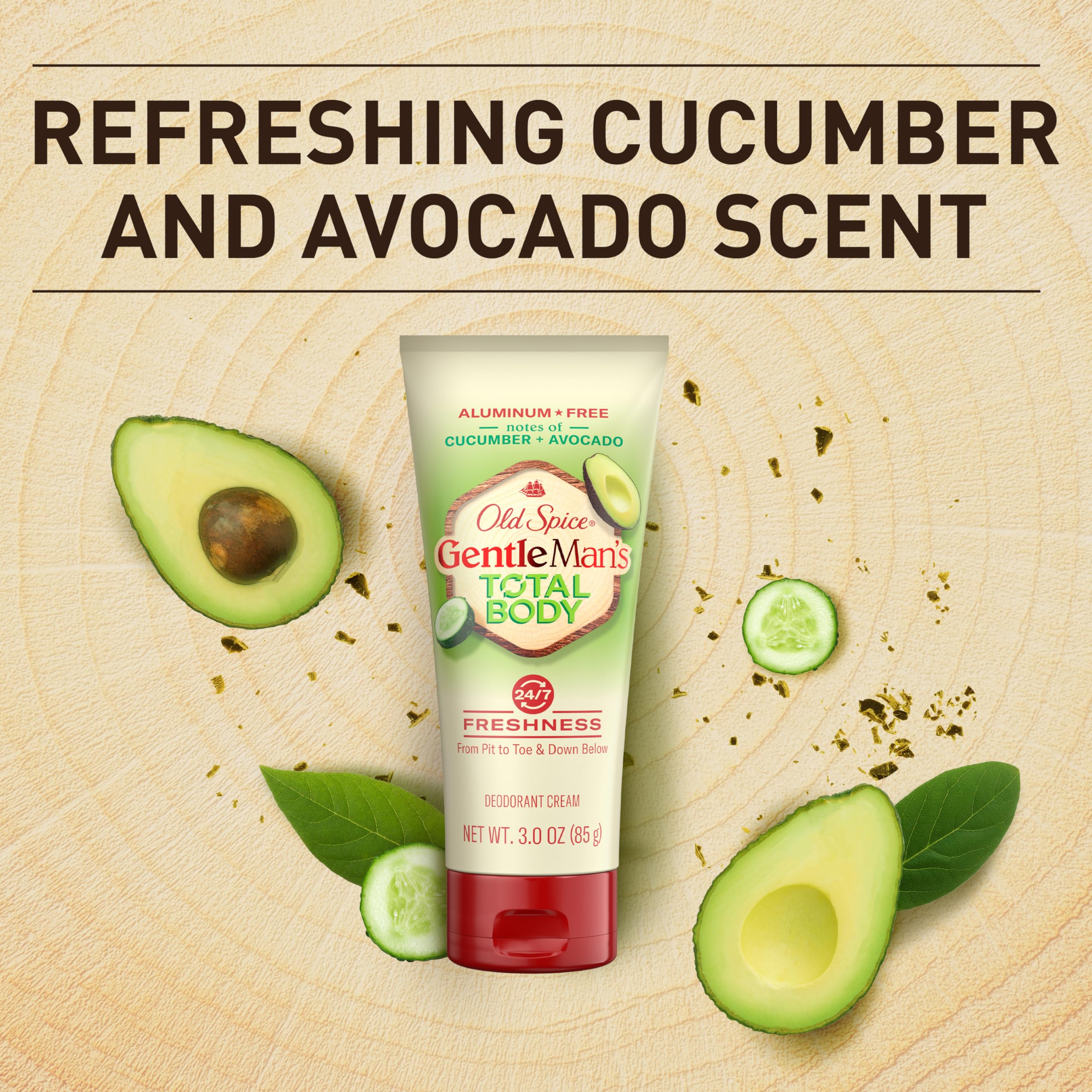 Old Spice Free of dyes, parabens and phthalates for gentle care.